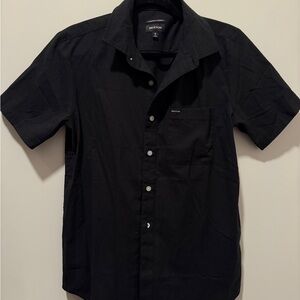 Brixton Black Short Sleeve Button-Down Shirt